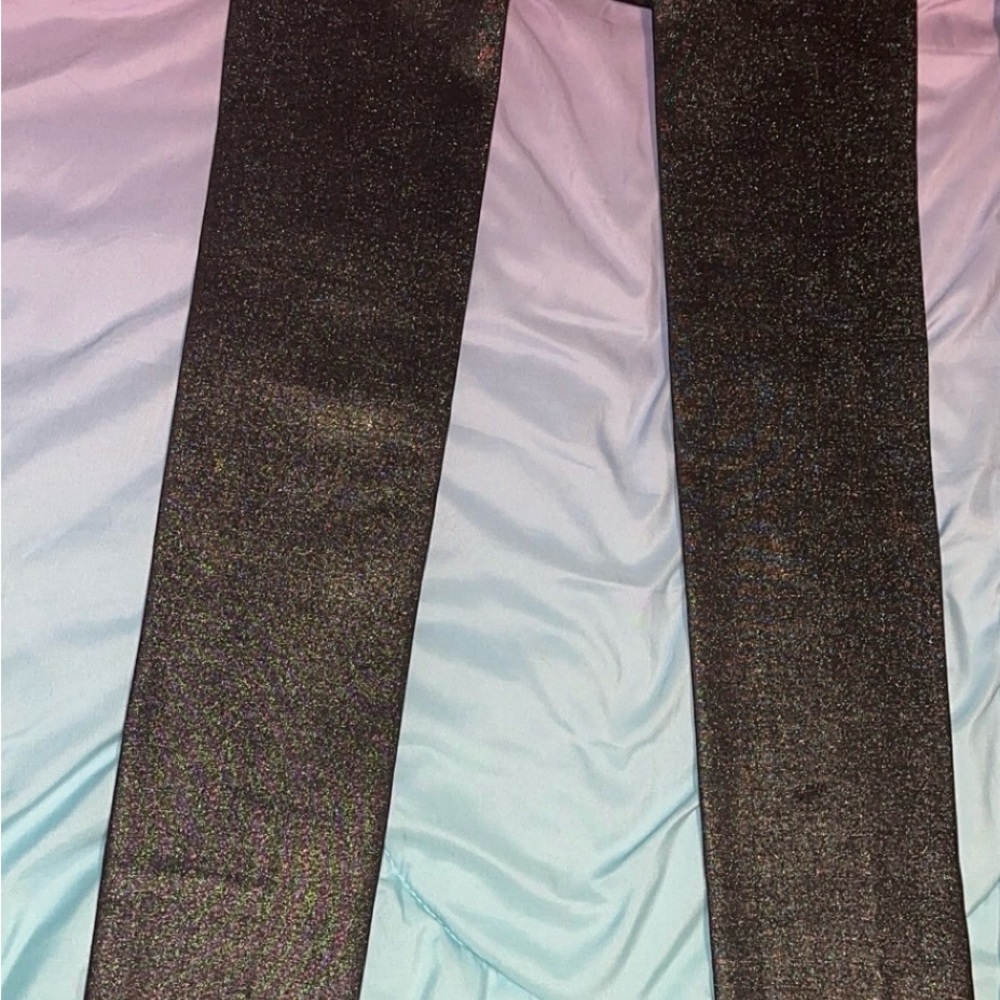 Black Glittery Pants